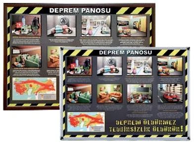 DEPREM PANOSU ALÜMİNYUM ÇERÇEVE