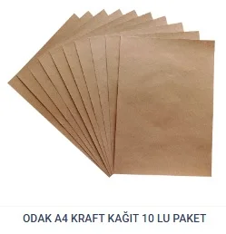 KRAFT KAĞIDI A4 10LU ODAK