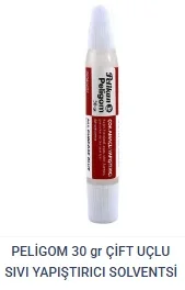 SIVI YAPIŞTIRICI 30 GR SOLVENTSİZ ÇİFT UÇLU PELİGOM