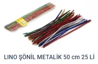 ŞÖNİL METALİK 50 CM 25Lİ
