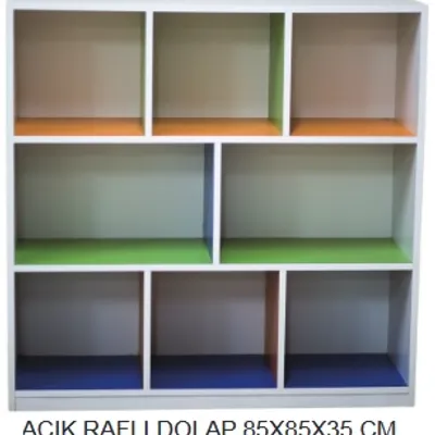 AÇIK RAFLI DOLAP