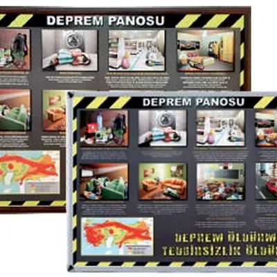 DEPREM PANOSU MDF ÇERÇEVE