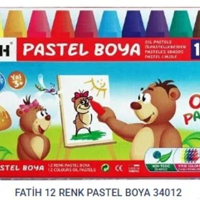 PASTEL BOYA 12 RENK FATİH